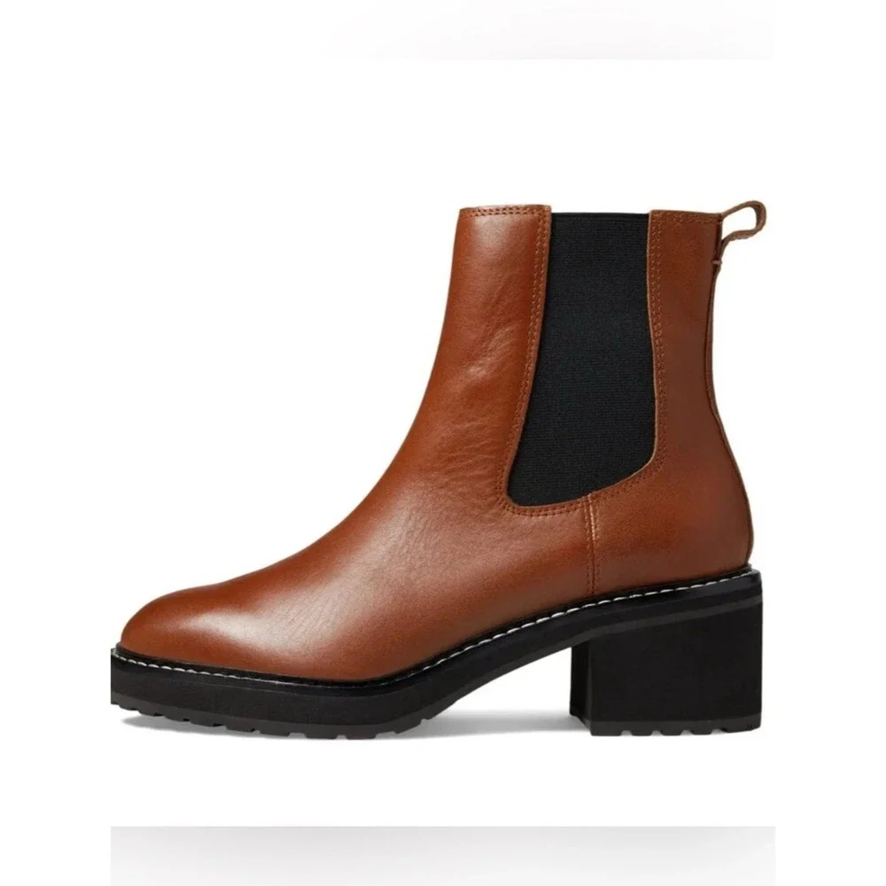 Madewell New The Carina Platform Chelsea Boot Size 9